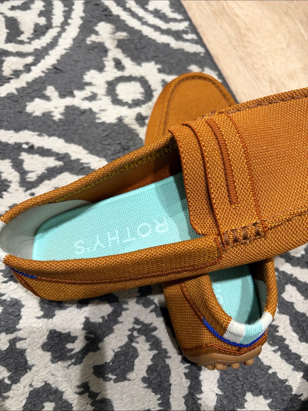 Rothy’s Penny Loafers in Rust Orange - Picture 3 of 3